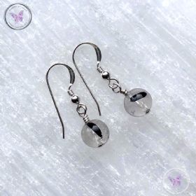 Tourmaline Quartz Crystal Earrings